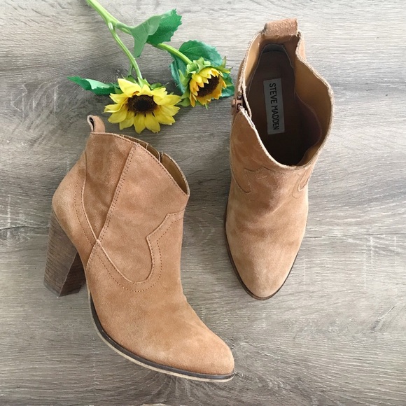 Steve Madden Plover Bootie Brown - Picture 2 of 7